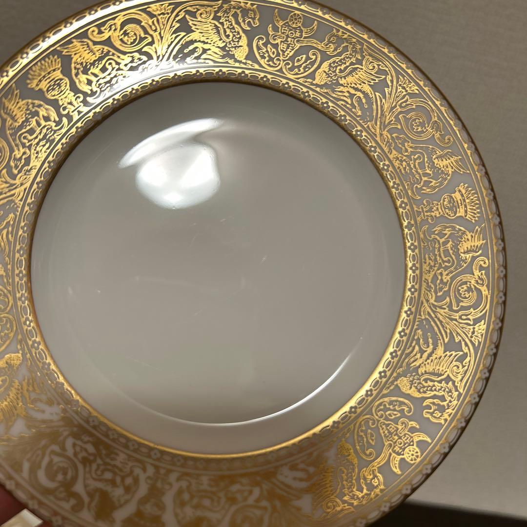 ウェッジウッド　フロレンティーン　ゴールド　デザートプレート　15.5cm