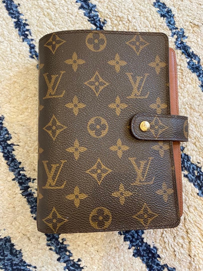 まき　ルイヴィトン　手帳　カバー　モノグラム