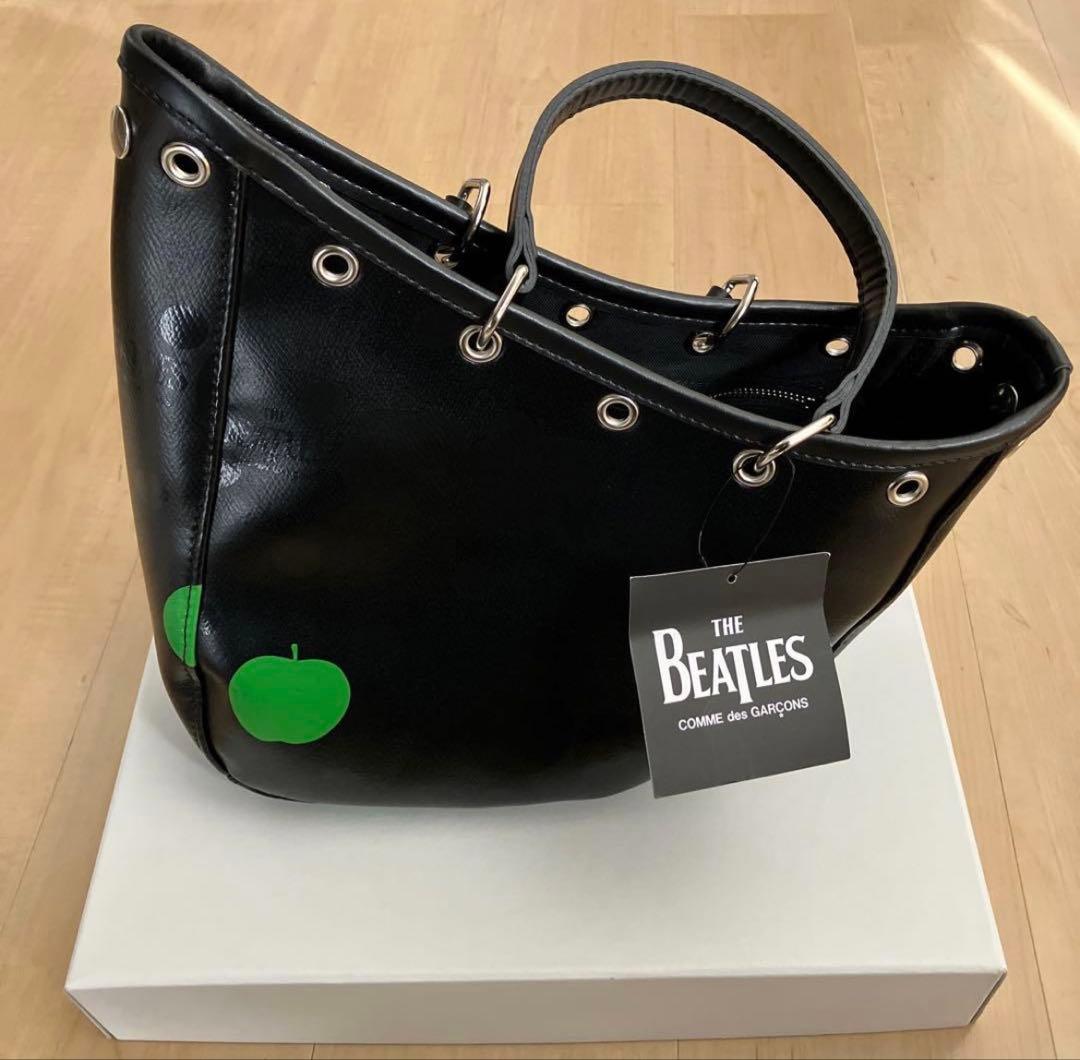COMME des GARÇONS THE BEATLES ブラックトートバッグ
