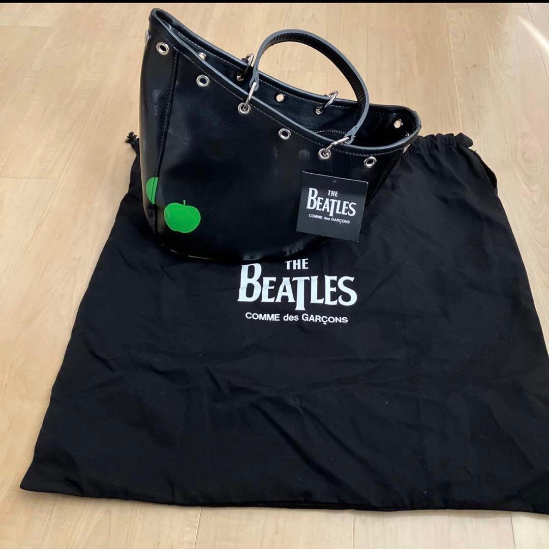 COMME des GARÇONS THE BEATLES ブラックトートバッグ