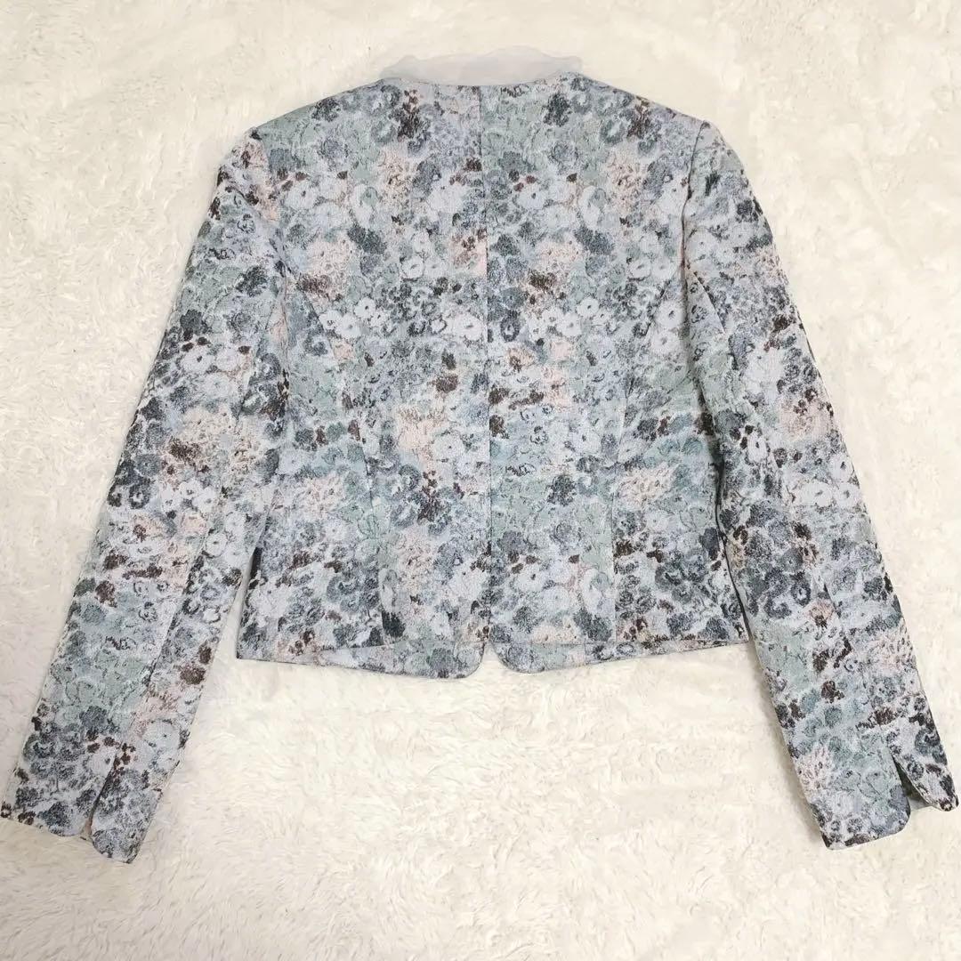 SOIR DOLCE LUXE 2way ジャガードジャケット 花柄 9号