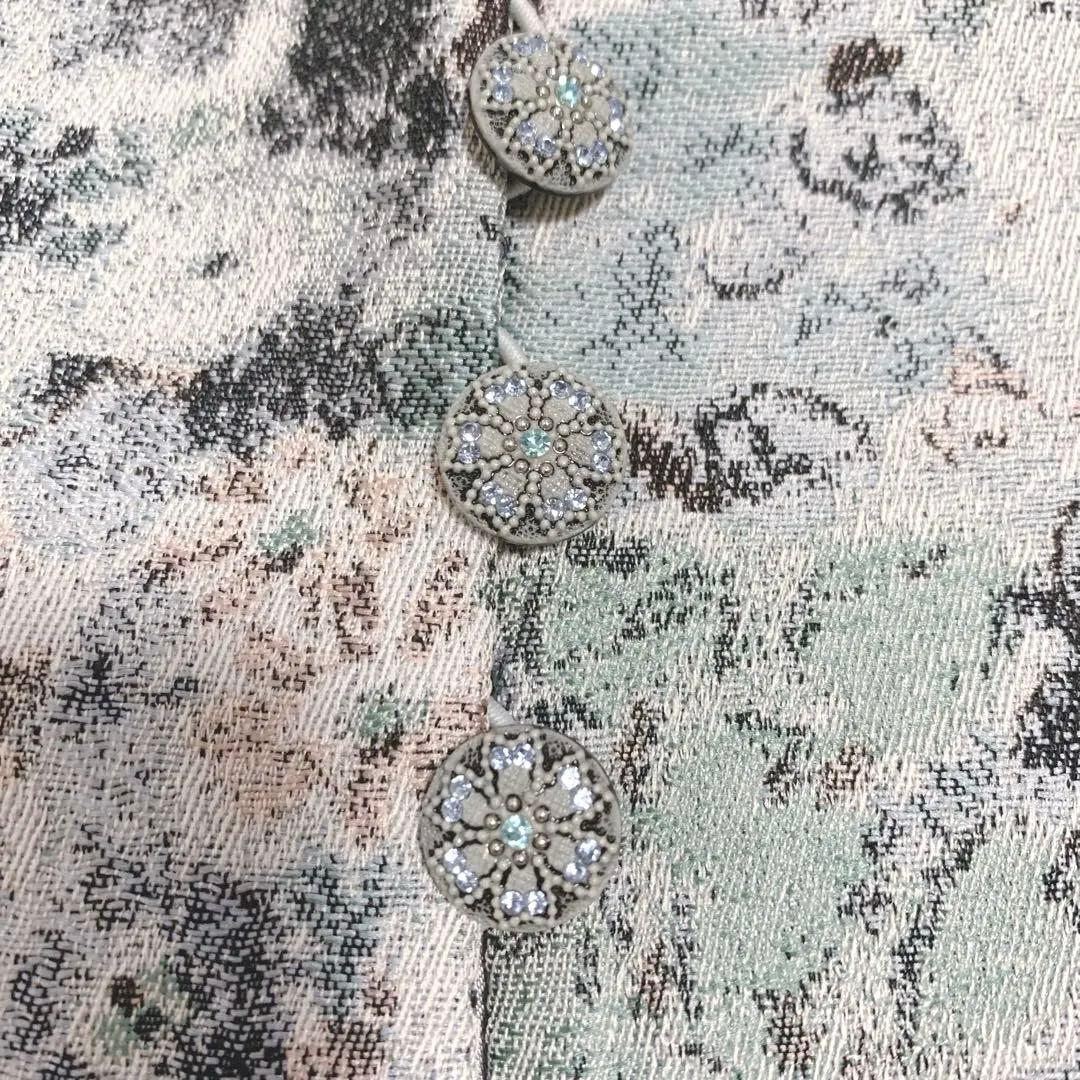 SOIR DOLCE LUXE 2way ジャガードジャケット 花柄 9号