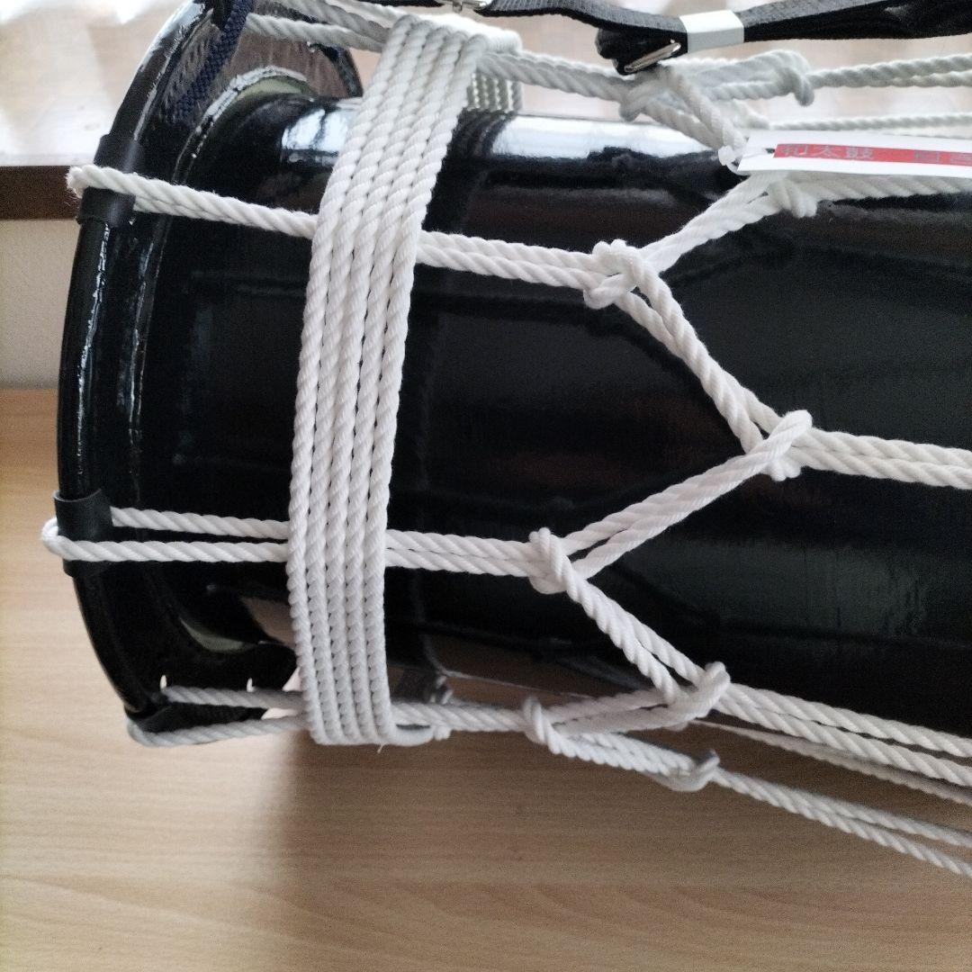 担ぎ太鼓　締太鼓　和太鼓 　天然皮革　ストラップ付き　中古品⑩