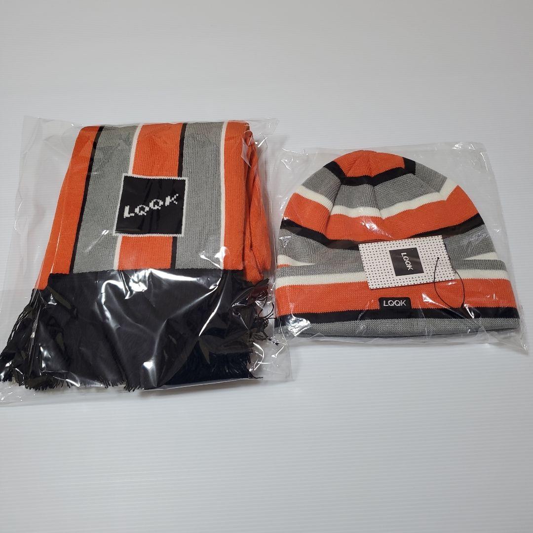 ネ*様様 新品 LQQK Studio マフラー ニットキャップ セット