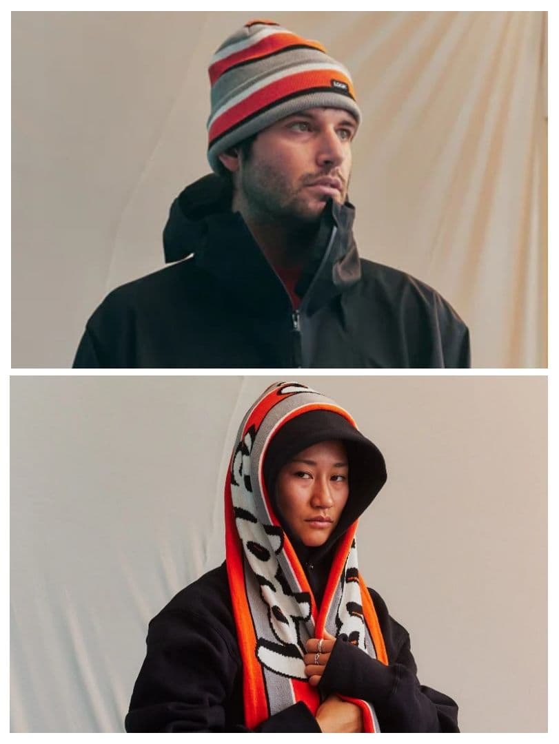 ネ*様様 新品 LQQK Studio マフラー ニットキャップ セット