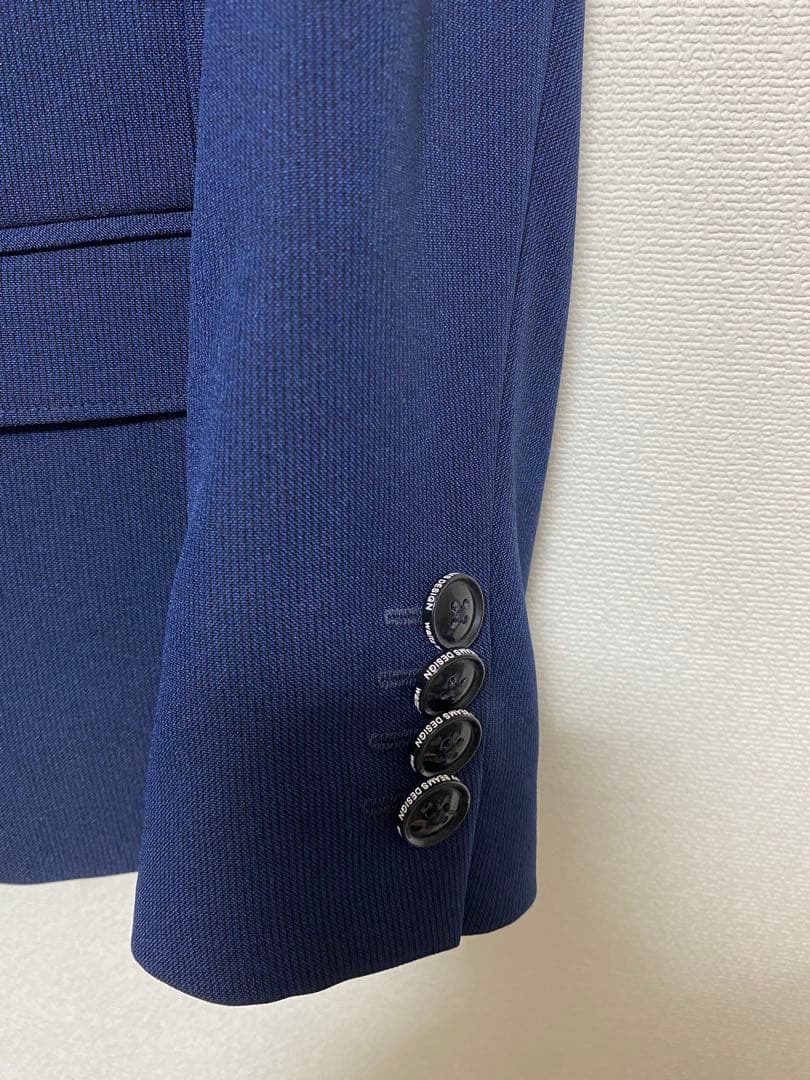 【一回数時間のみ使用】BEAMS DESIGN ネイビー スーツセット