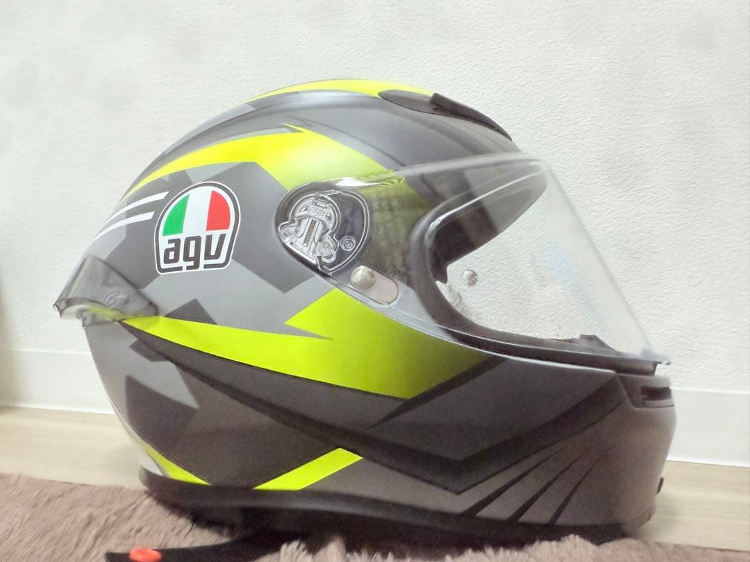 AGV K6S フルフェイスヘルメット グレー/イエロー