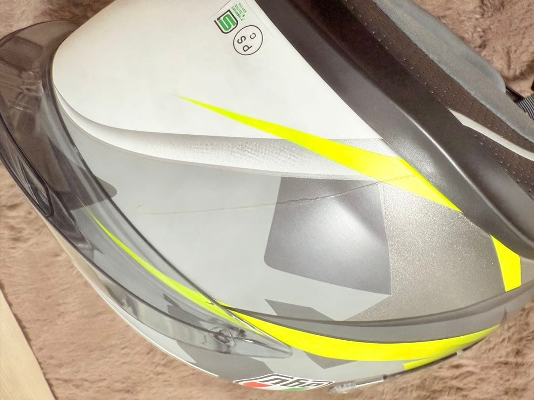 AGV K6S フルフェイスヘルメット グレー/イエロー