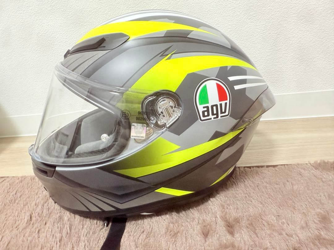 AGV K6S フルフェイスヘルメット グレー/イエロー