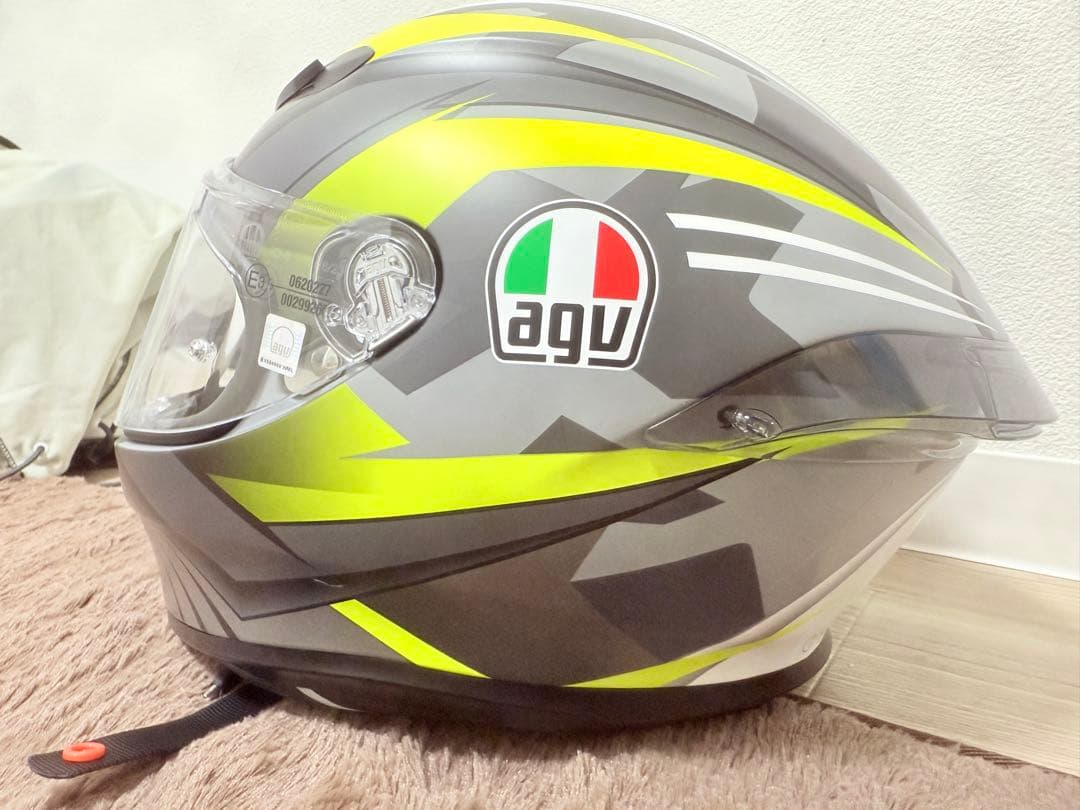 AGV K6S フルフェイスヘルメット グレー/イエロー