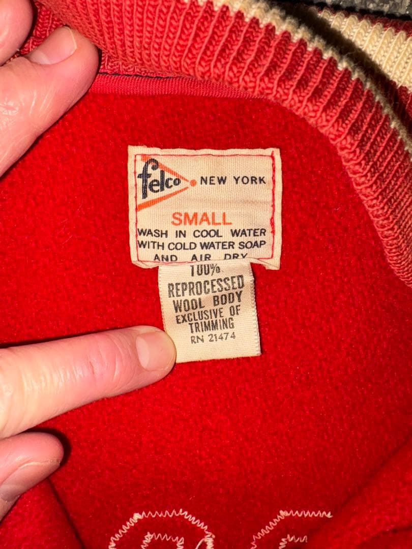 Y*u様 60s〜70s FELCO New York ウールスタジャン USA