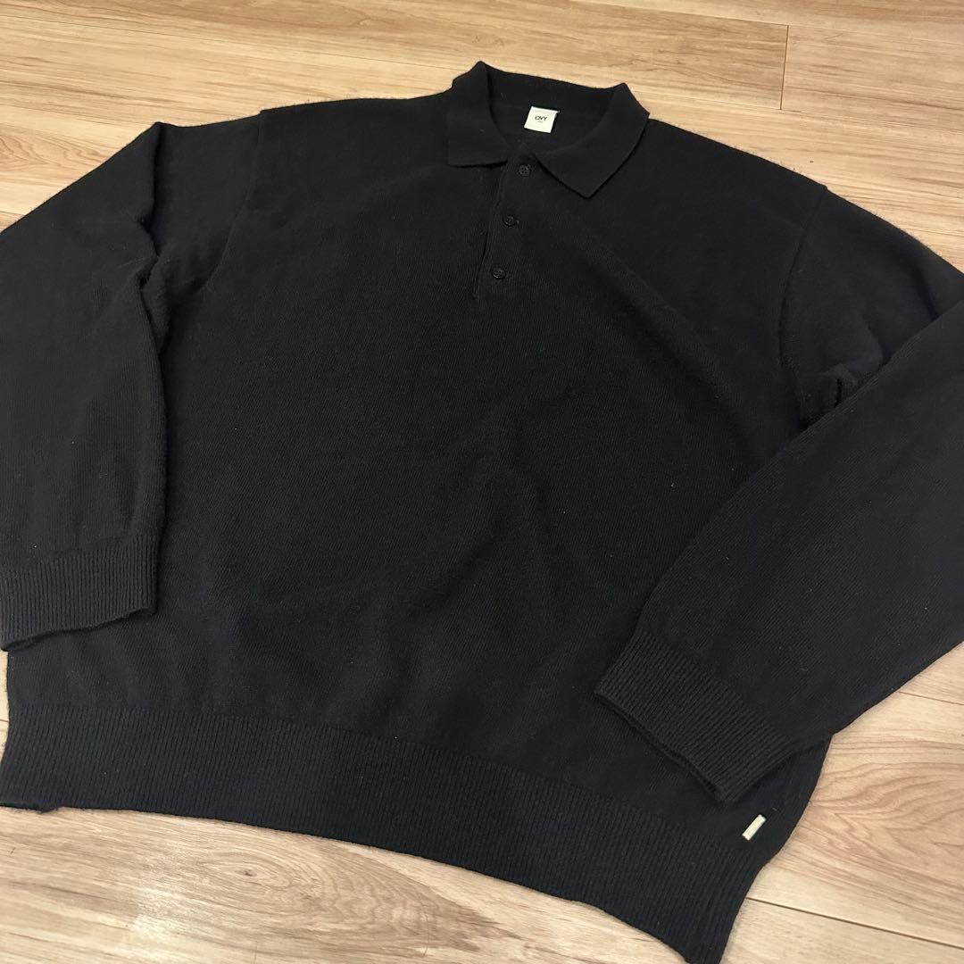 トップス OVY Wool Cashmere Warm Knit Polo