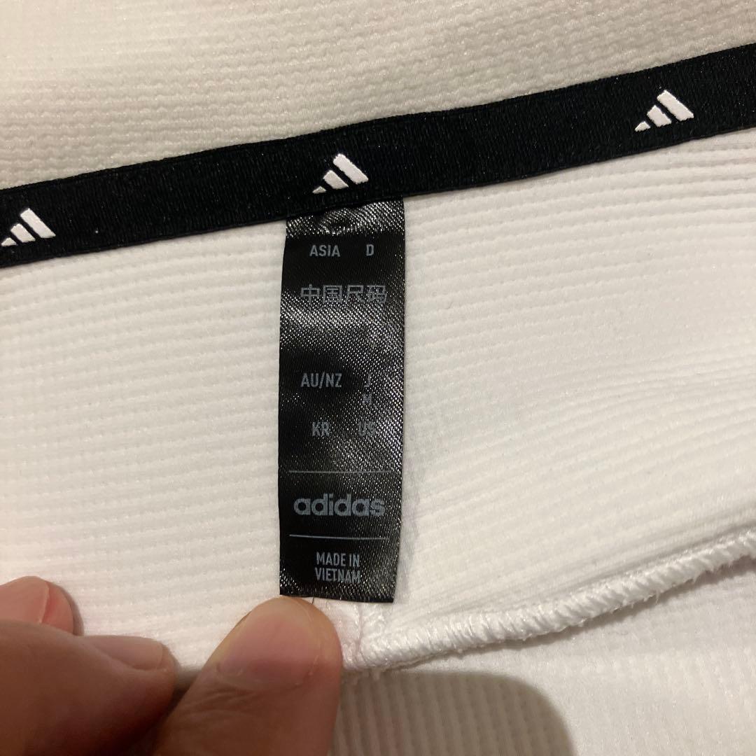 アディダス ホワイト ジャージ上下セット