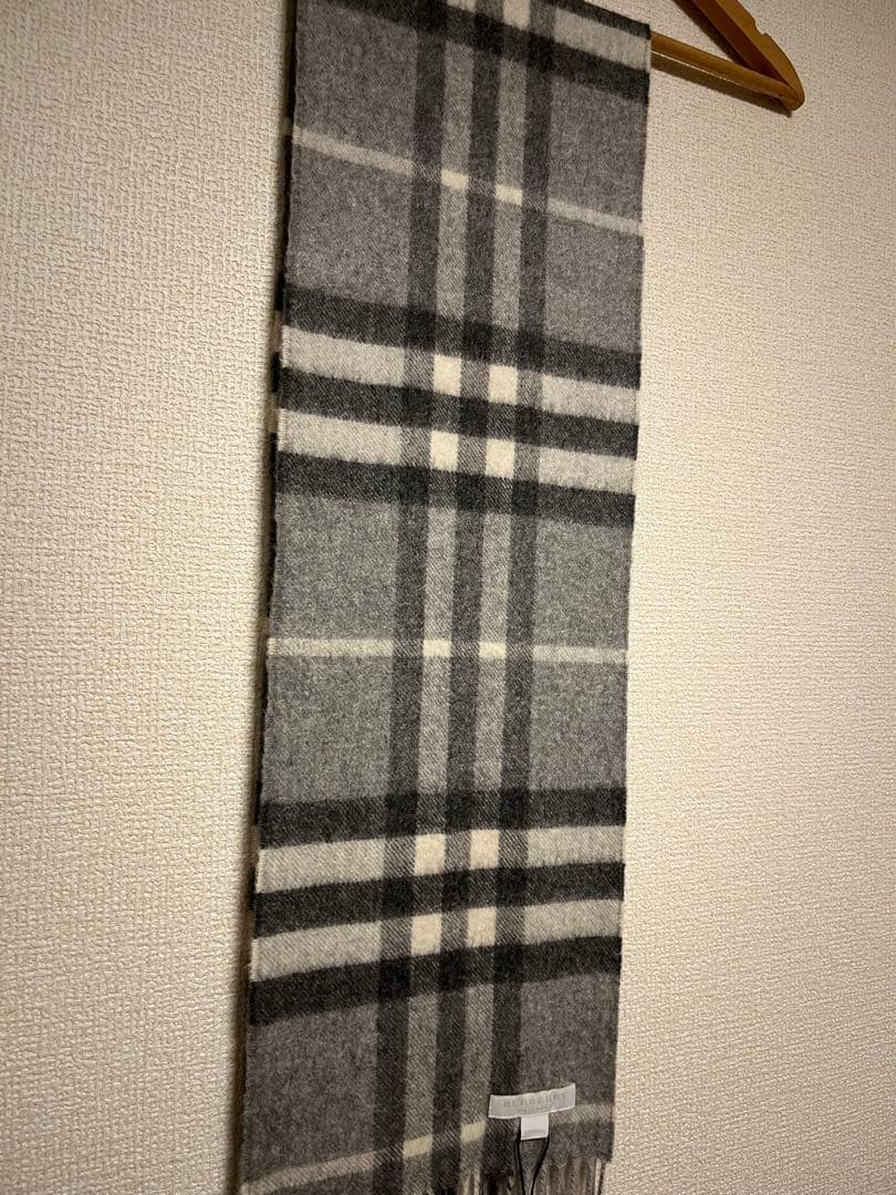 BURBERRY　バーバリー　マフラー　カシミア100％　タグ付き未使用品　小さ