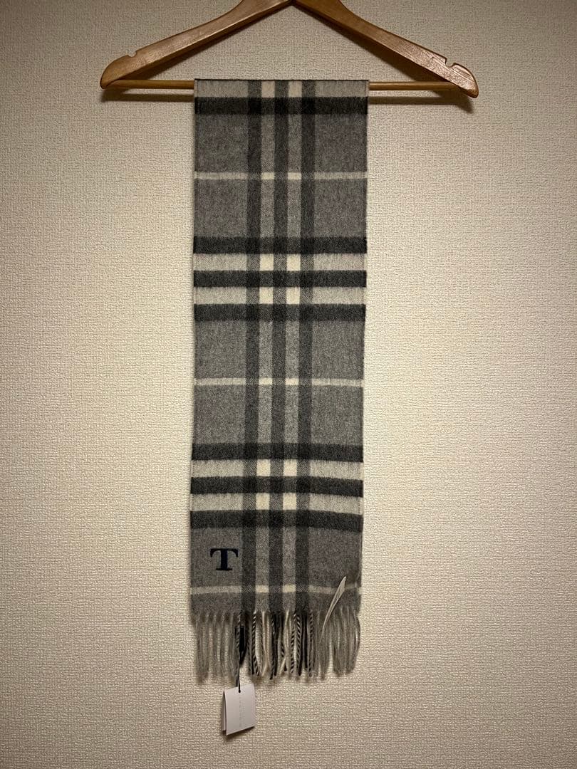 BURBERRY　バーバリー　マフラー　カシミア100％　タグ付き未使用品　小さ