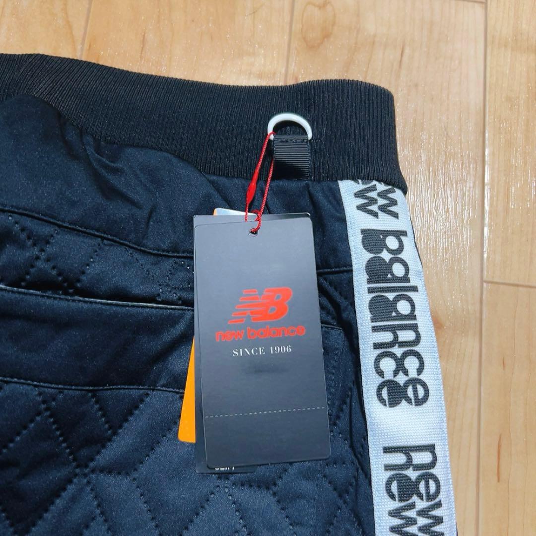 新品　ニューバランス ゴルフ 防風 ダイヤ柄 キルト ロゴテープ ロング パンツ