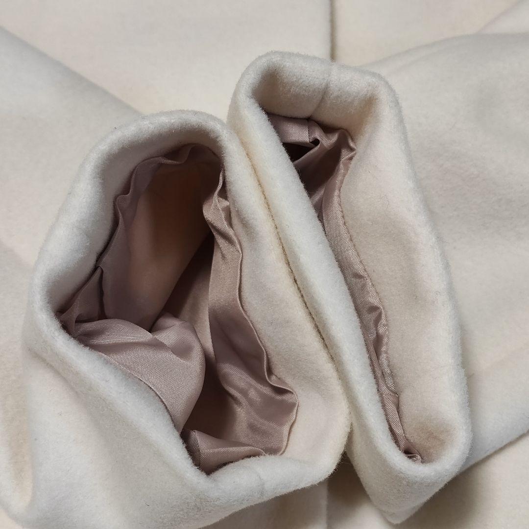 VIVIENNE TAM ヴィヴィアンタム 刺繍入りロングコート　白　サイズ2