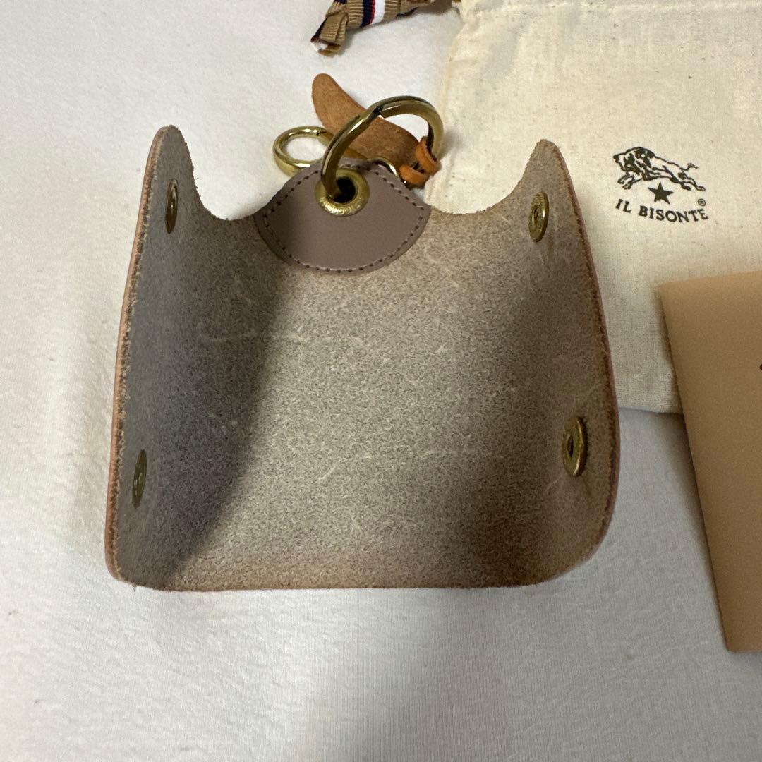 IL BISONTE レザーキーケース グレー