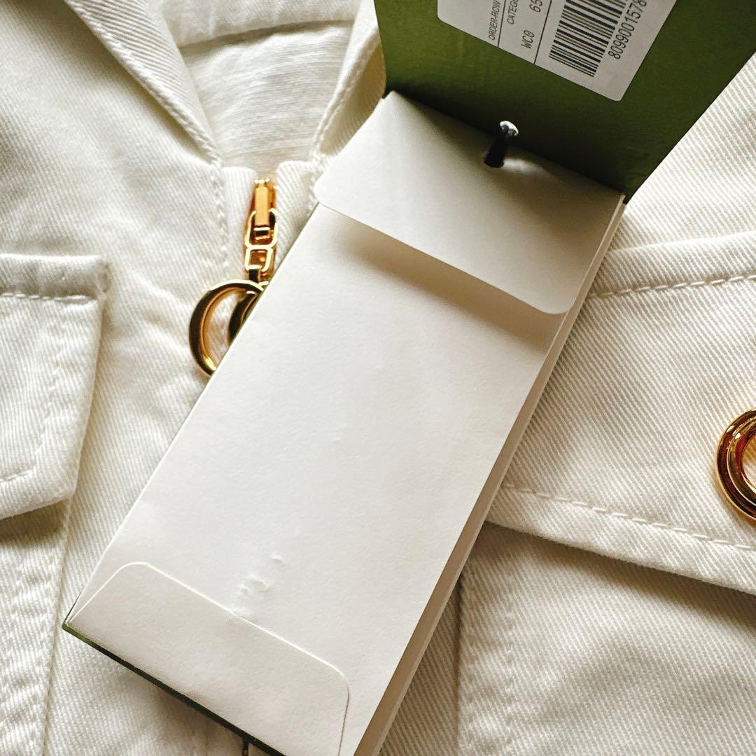 未使用　GUCCI グッチ エコ ウォッシュド オーガニックコットン ジャケット