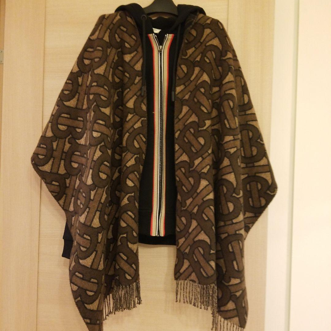 BURBERRY ブラウン BTロゴ マフラー