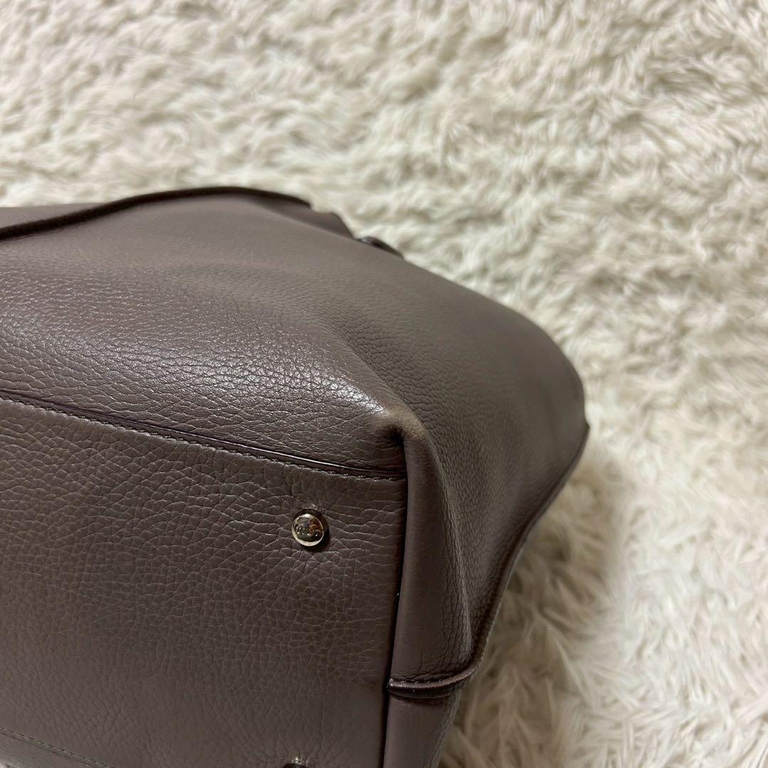 極美品✨TOD'S トッズ トートバッグ ハンドバッグ レザー シボ革