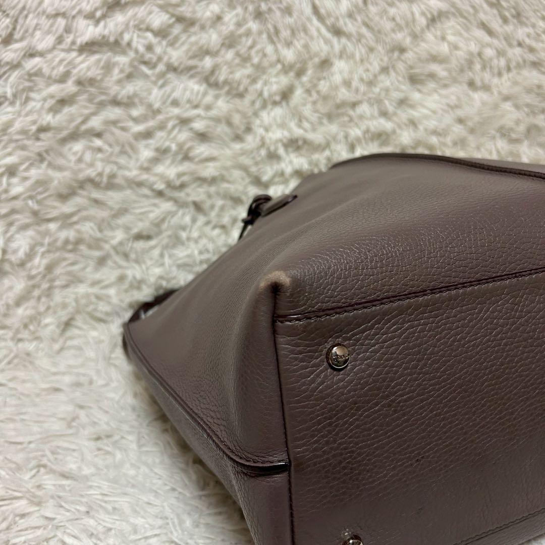 極美品✨TOD'S トッズ トートバッグ ハンドバッグ レザー シボ革