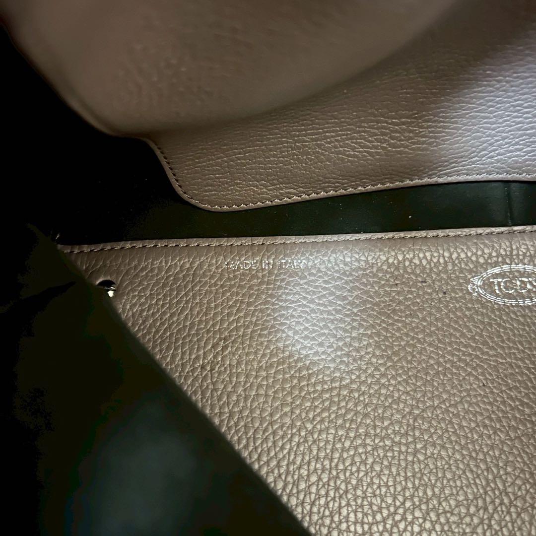 極美品✨TOD'S トッズ トートバッグ ハンドバッグ レザー シボ革