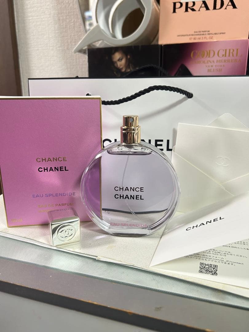 新品・未開封CHANELチャンス オー スプランディド EDP100ml袋付き♡