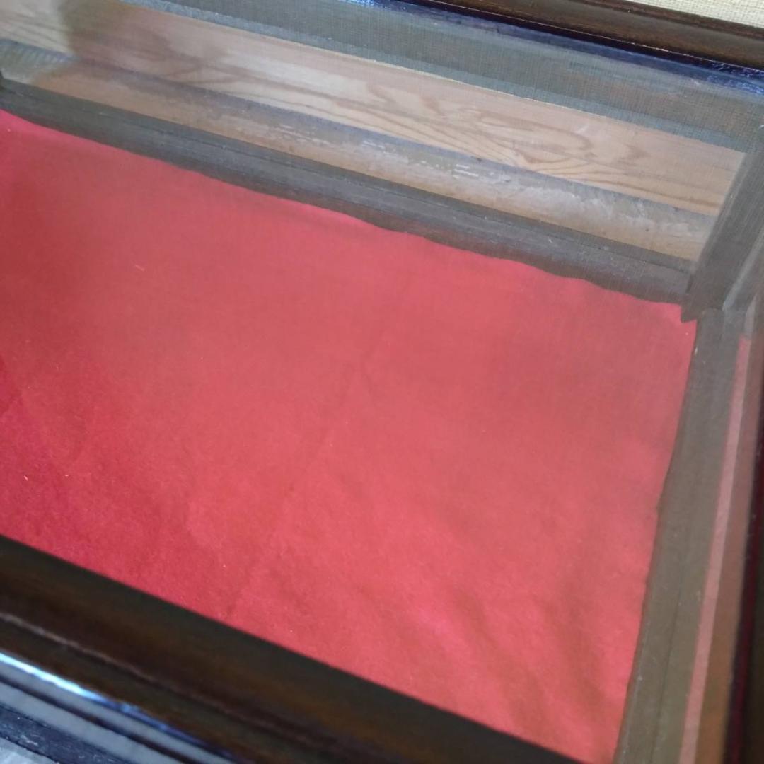 木枠　ガラスケース　アクセサリーケース