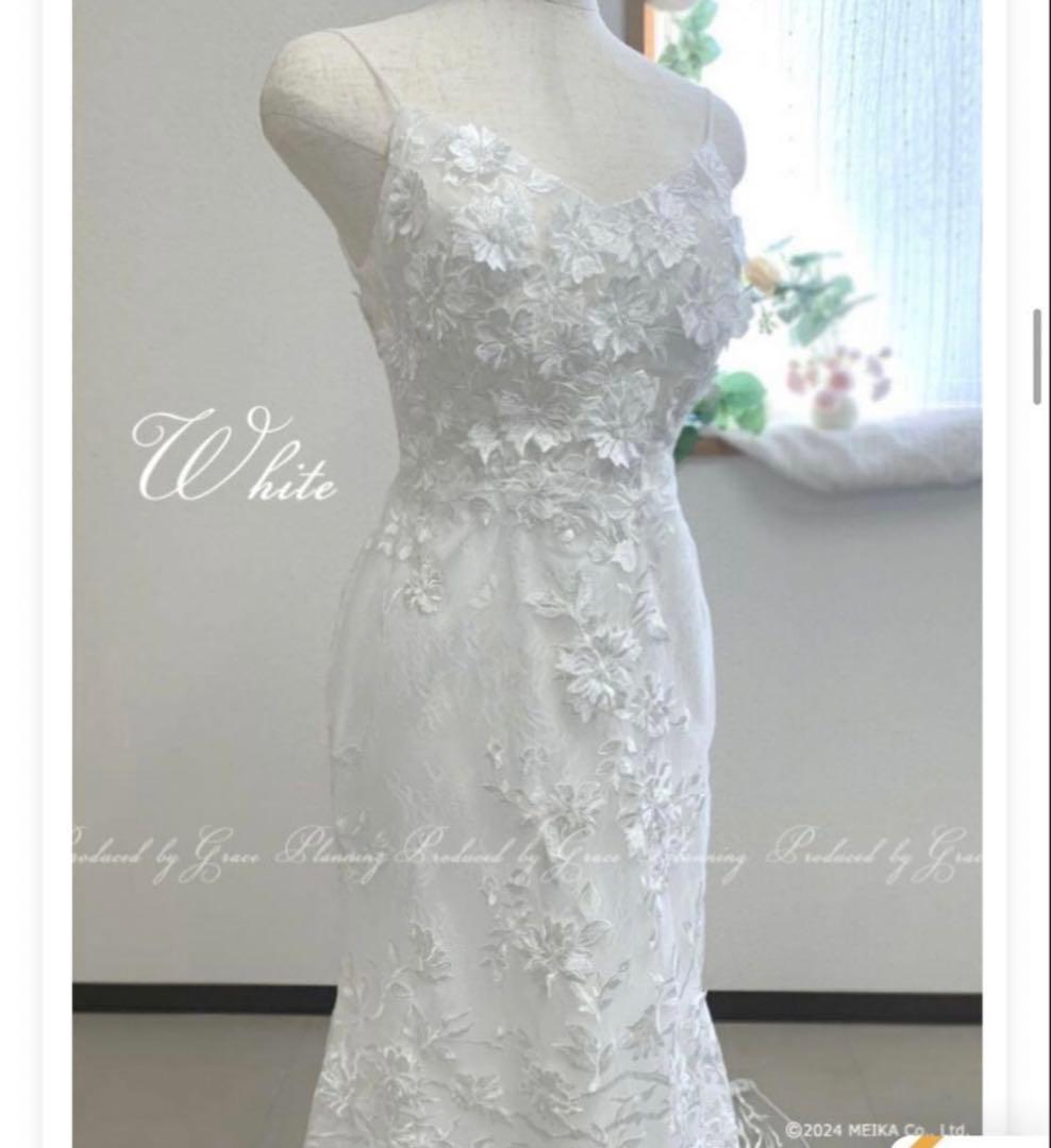 ウェディングドレス　マーメイドドレス　前撮りドレス　フォトウエディング　レース
