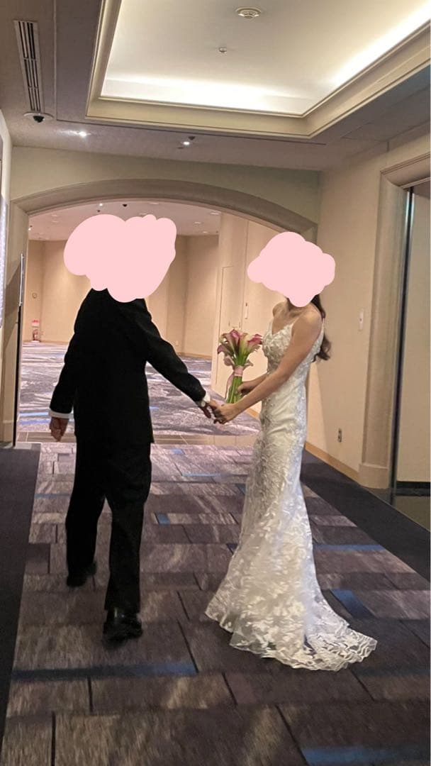 ウェディングドレス　マーメイドドレス　前撮りドレス　フォトウエディング　レース