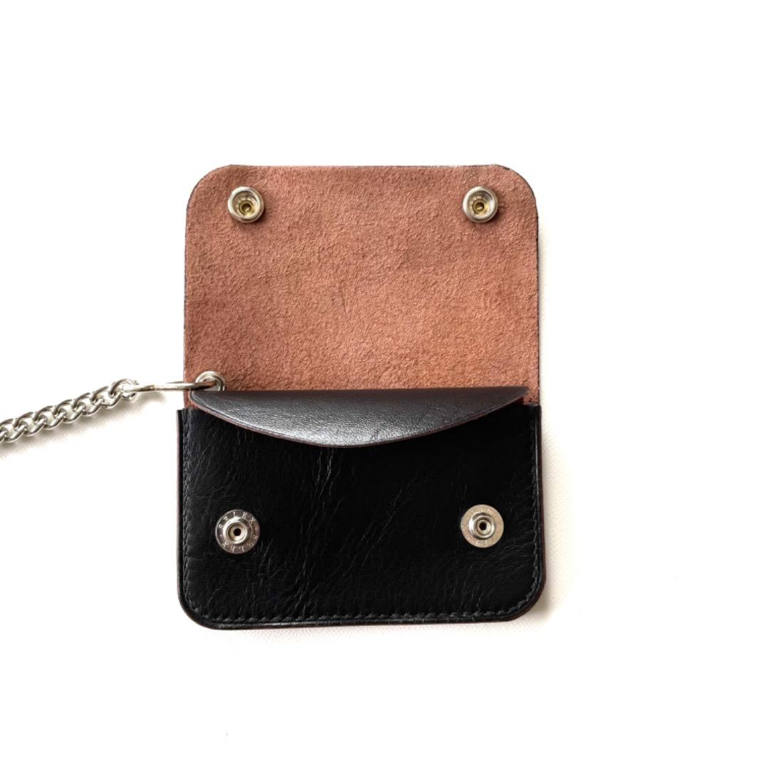 ミニトラッカーウォレット　チェーンセット　ホースハイドレザー