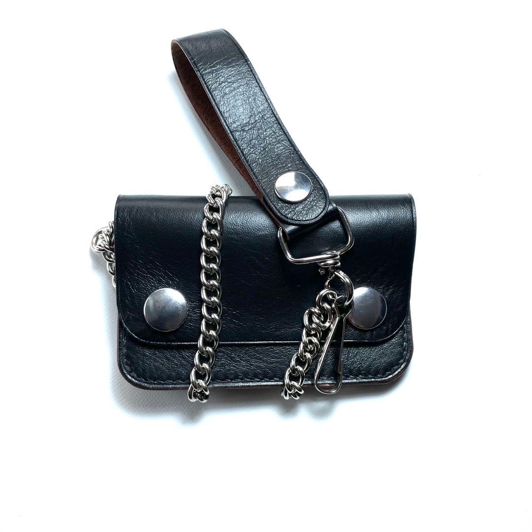 ミニトラッカーウォレット　チェーンセット　ホースハイドレザー