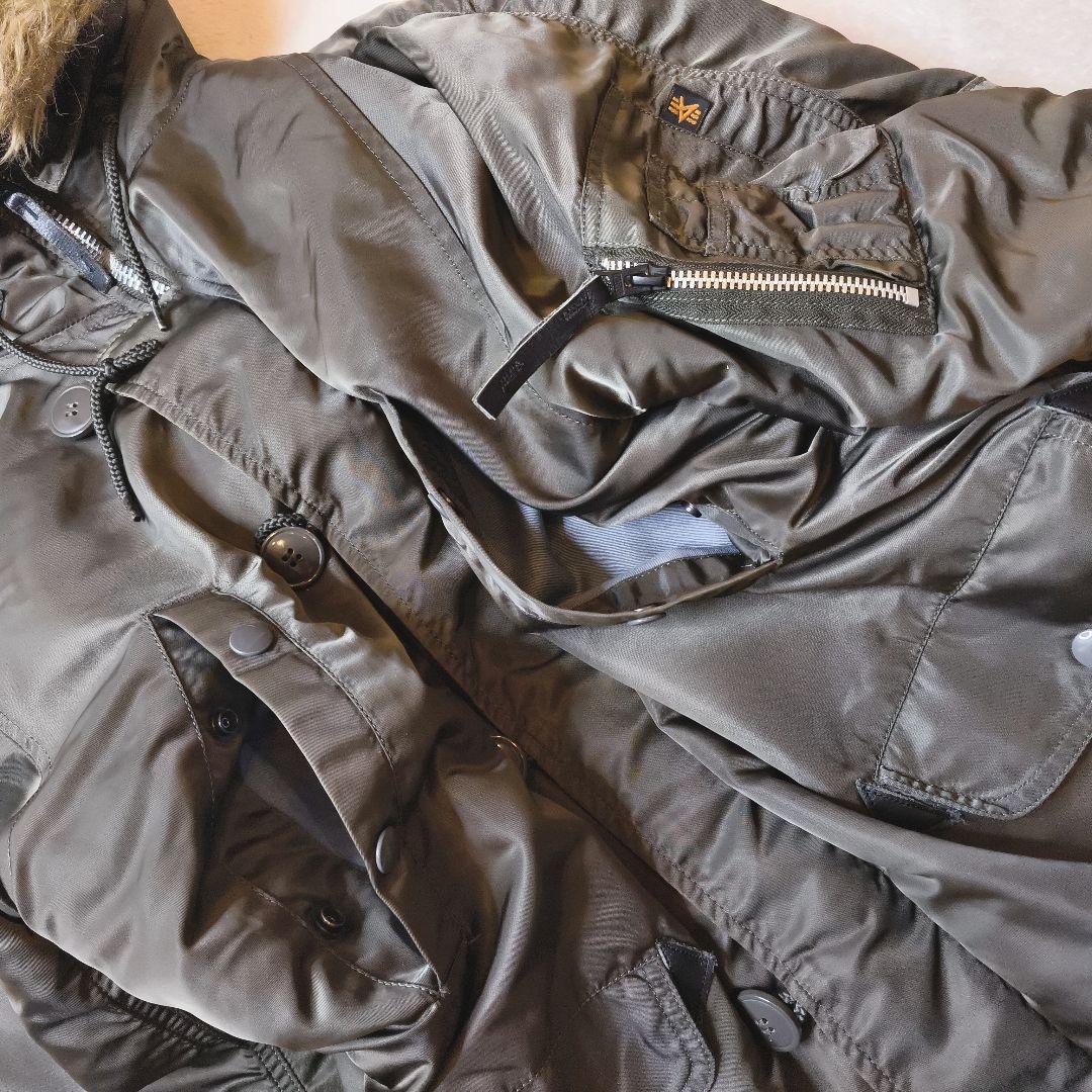 ALPHA INDUSTRIES N-3B フライトジャケット XL セージ