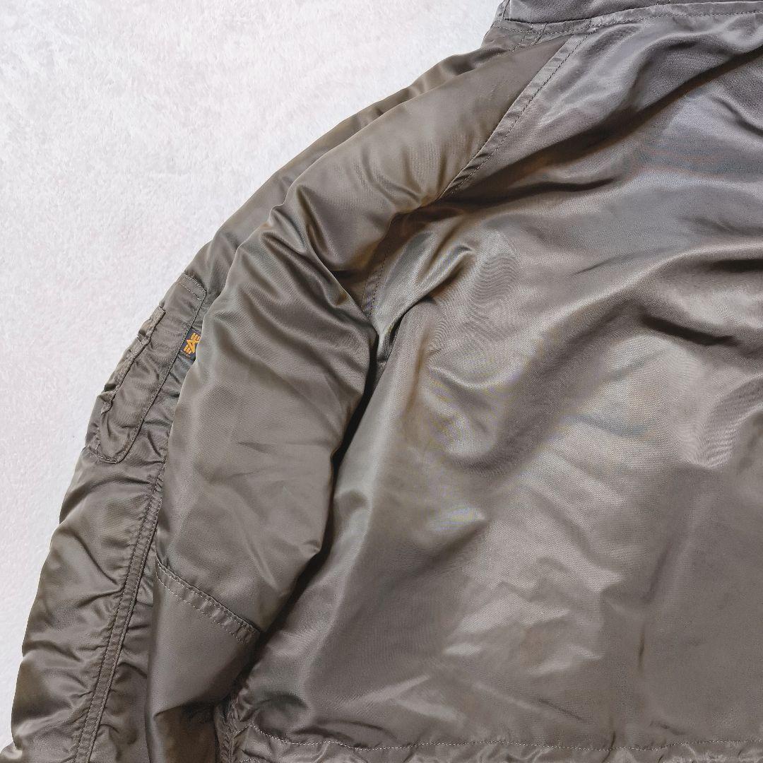 ALPHA INDUSTRIES N-3B フライトジャケット XL セージ