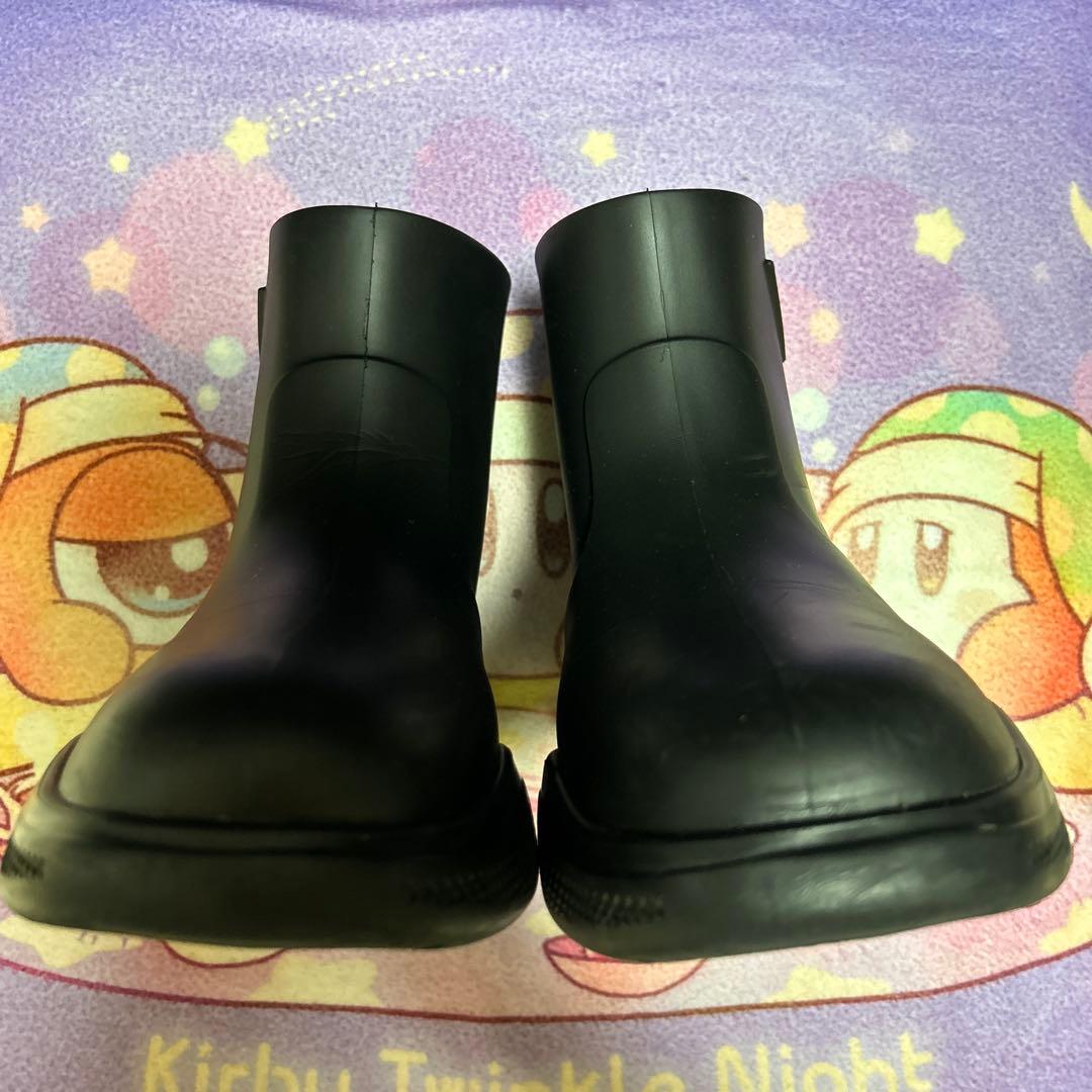 メンズ40男女兼用♦︎PRADA レインブーツ黒♦︎25cm