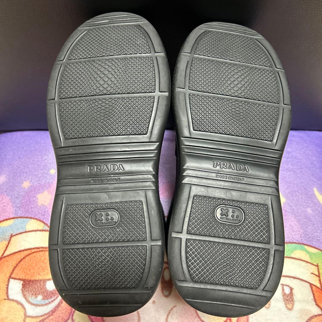 メンズ40男女兼用♦︎PRADA レインブーツ黒♦︎25cm