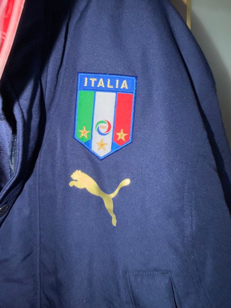 Puma イタリア代表 ベンチコート Mサイズ ネイビー