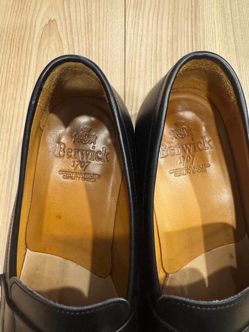 BERWICK 1707 ローファー ブラック 27cm