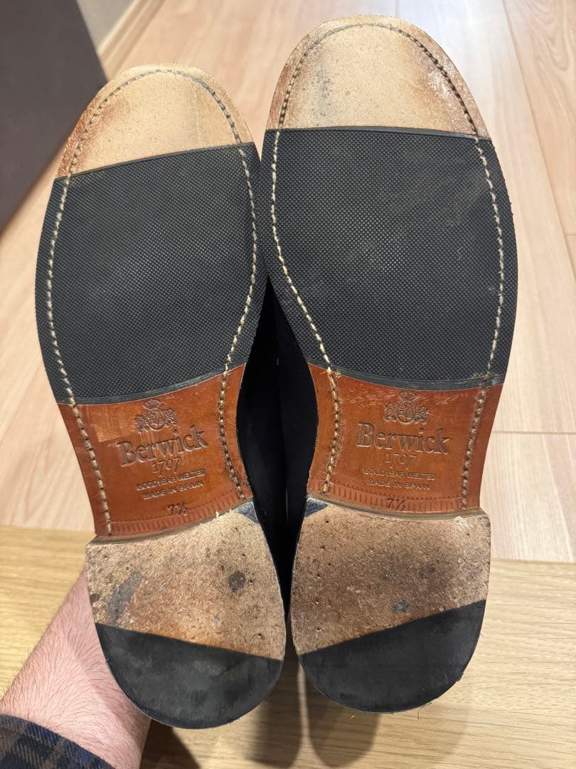 BERWICK 1707 ローファー ブラック 27cm