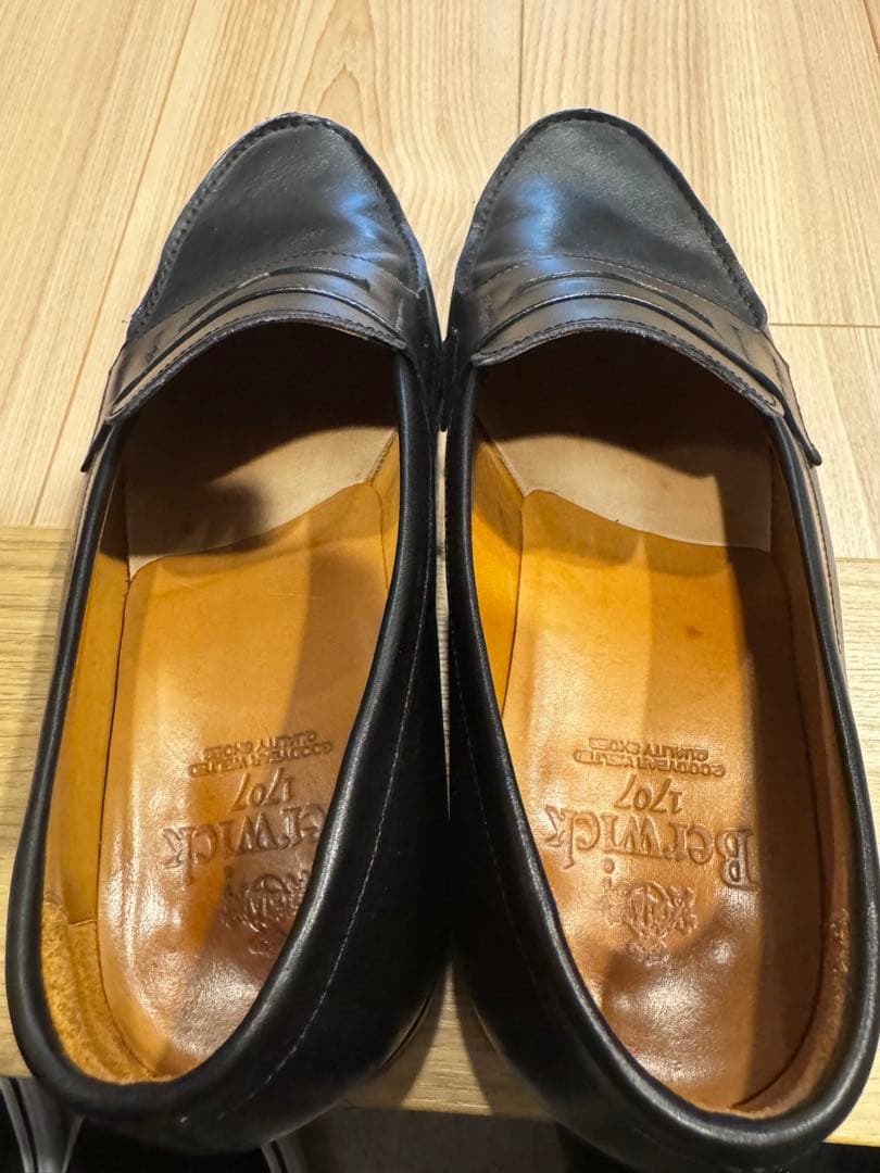 BERWICK 1707 ローファー ブラック 27cm