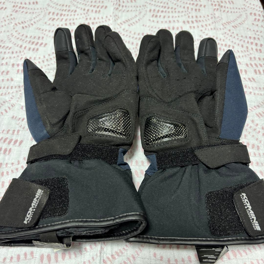 【美品】コミネ EK-217 電熱グローブ XLサイズ★バッテリー・充電器セット