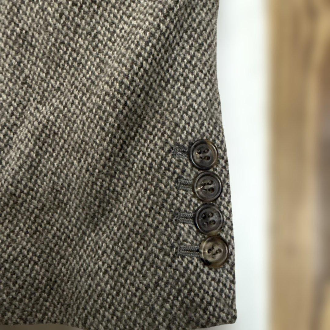 ビリジアン　ファー取り外し可能　トラッドなジャケット　サイズ48