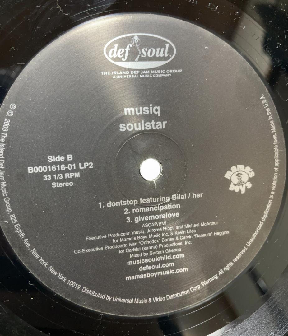 Musiq / Soulstar（2LP）