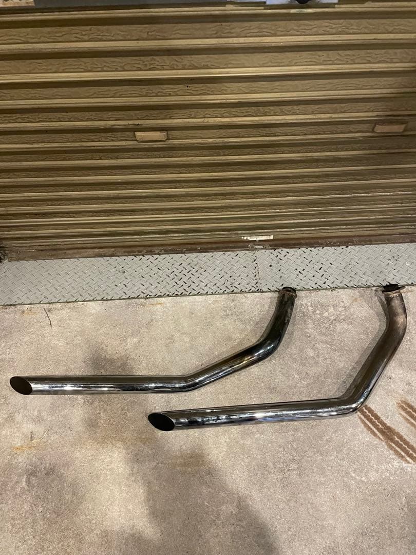 イ*ン様 ショベル　ドラッグマフラー2インチ