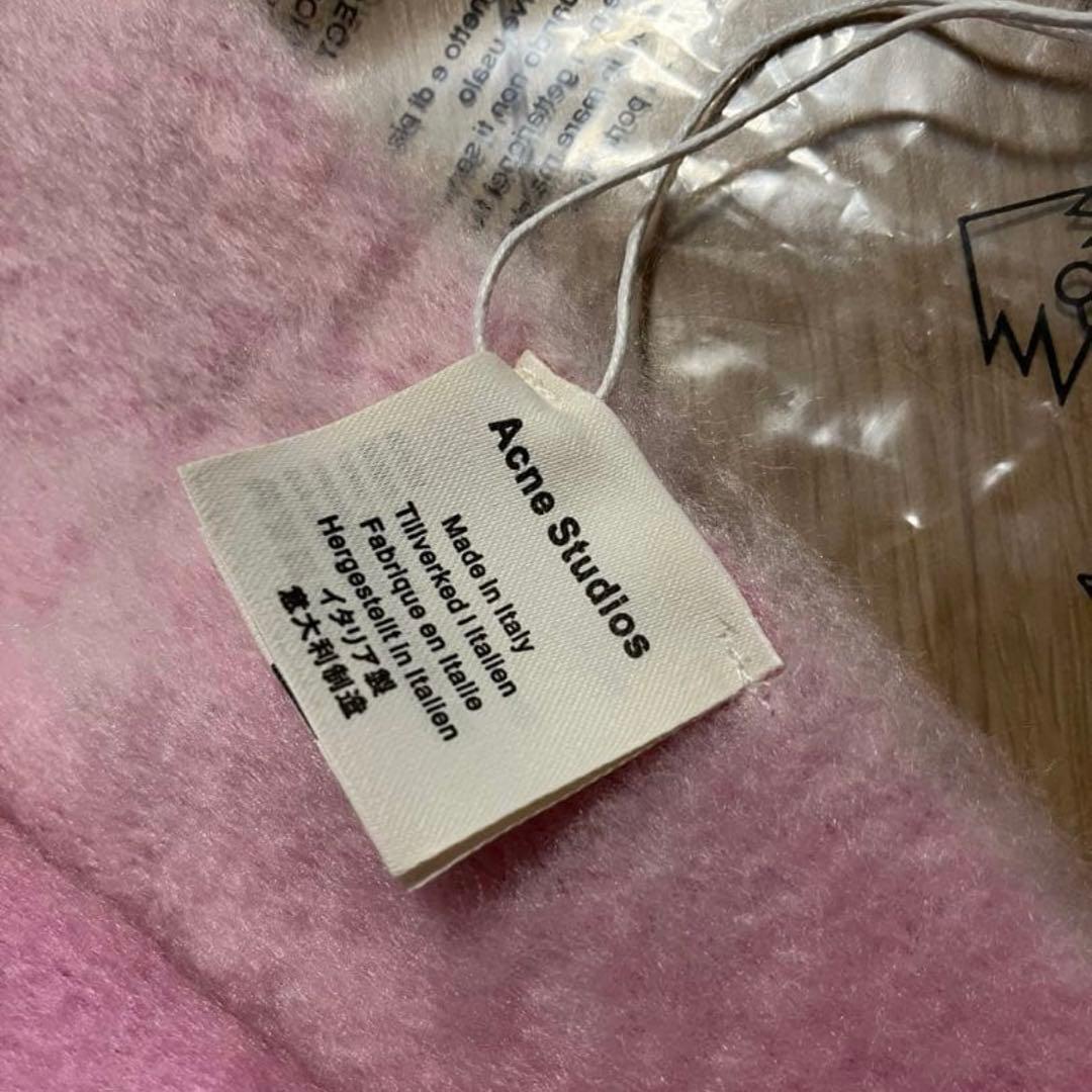 新品未使用Acne Studios モヘアチェックスカーフ