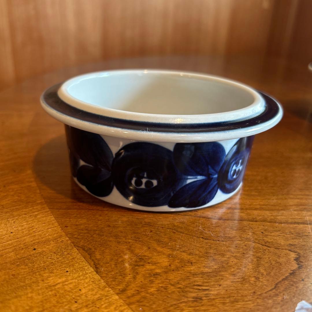 145◆ Arabia アラビア　アネモネ　サラダボール2枚　グラタン皿