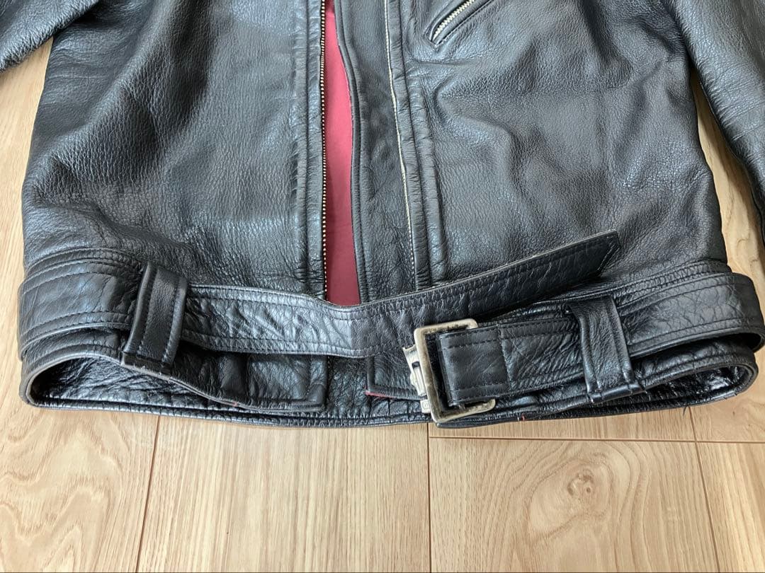 クシタニ　レザーシングルジャケット