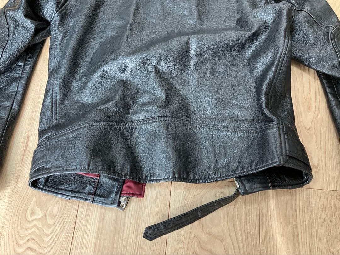 クシタニ　レザーシングルジャケット