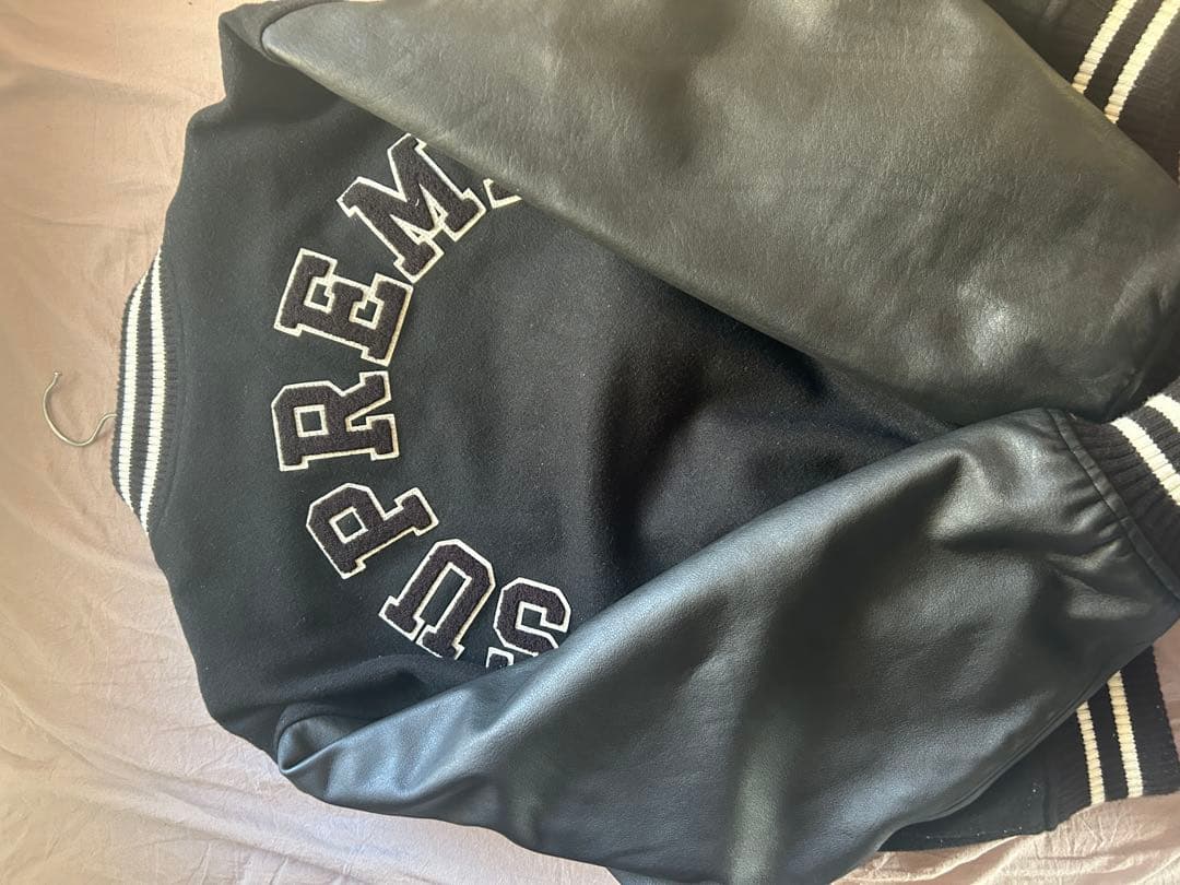 Supreme Tiger Varsity Jacket \"Black 正規品